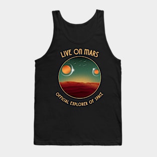 Live On Mars Tank Top